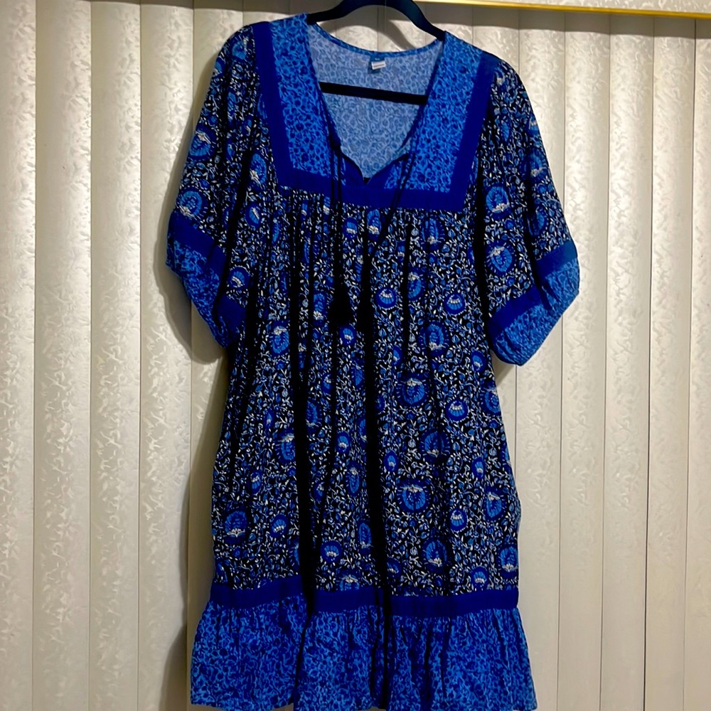 Short sleeve baby doll dress/ long shirt